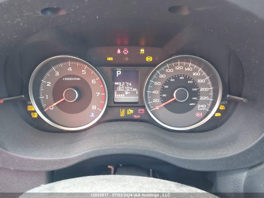 2015 Subaru Forester VIN: JF2SJCNC1FH835899 Lot: 12033917