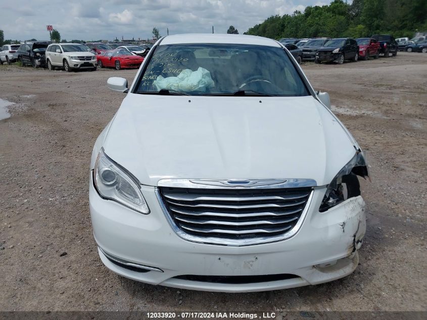 2013 Chrysler 200 Lx VIN: 1C3CCBAB7DN651168 Lot: 12033920