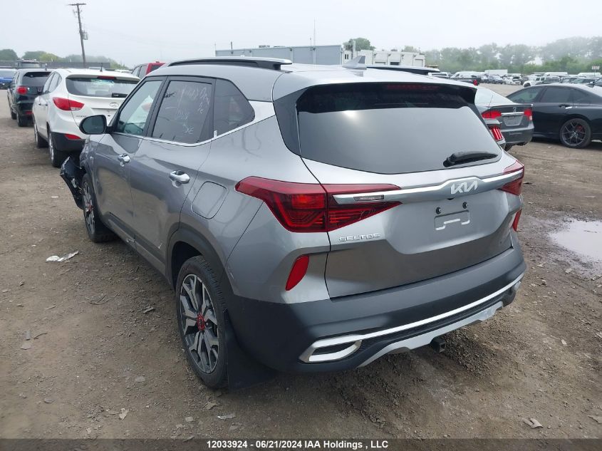 2022 Kia Seltos Sx VIN: KNDETCA20N7318486 Lot: 12033924