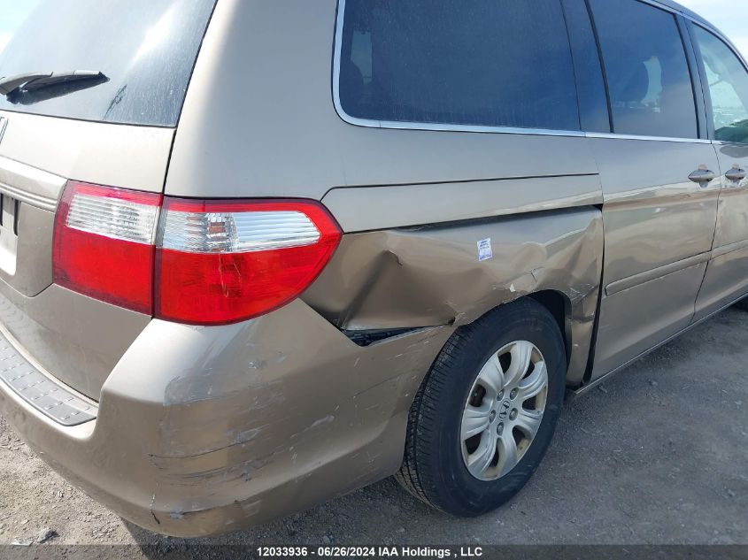 2006 Honda Odyssey VIN: 5FNRL38436B502373 Lot: 12033936