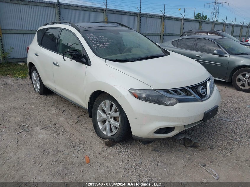 2012 Nissan Murano VIN: JN8AZ1MW3CW213609 Lot: 12033940
