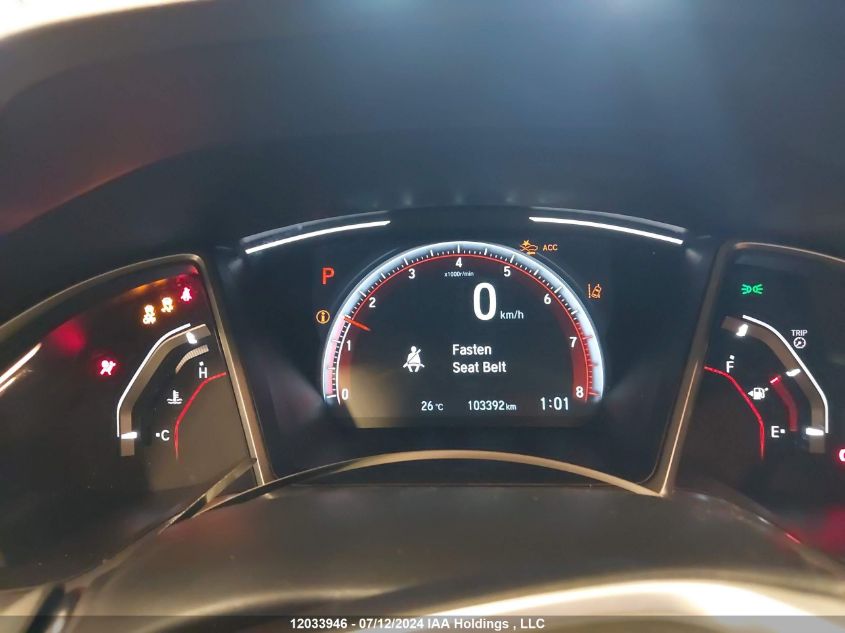 2019 Honda Civic Sport VIN: 2HGFC2F83KH017255 Lot: 12033946