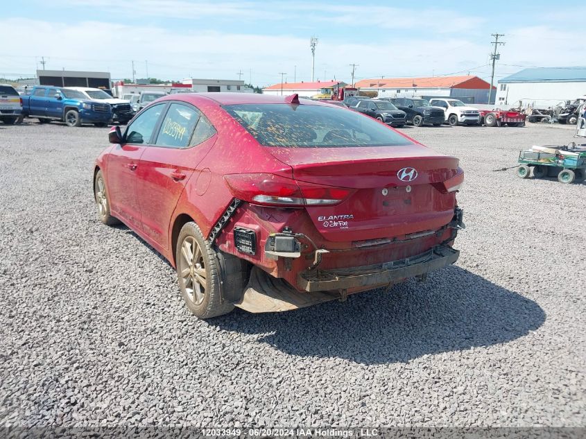 2017 Hyundai Elantra VIN: KMHD84LF6HU421660 Lot: 12033949