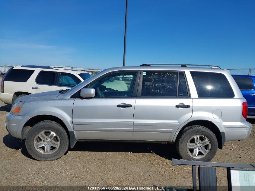 2005 Honda Pilot VIN: 5FNYF18445B025300 Lot: 12033954