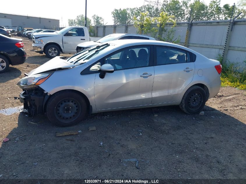 2013 Kia Rio Lx VIN: KNADM4A3XD6228724 Lot: 12033971