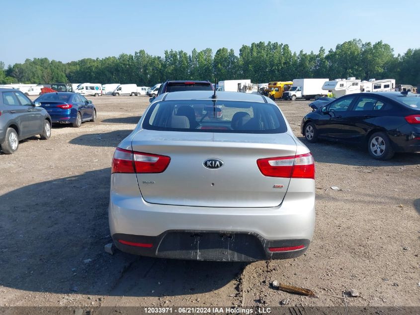 2013 Kia Rio Lx VIN: KNADM4A3XD6228724 Lot: 12033971