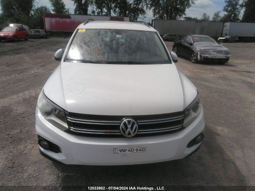 2016 Volkswagen Tiguan VIN: WVGJV7AX7GW546212 Lot: 12033982