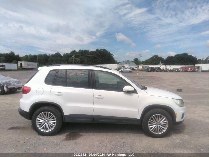 2016 Volkswagen Tiguan VIN: WVGJV7AX7GW546212 Lot: 12033982