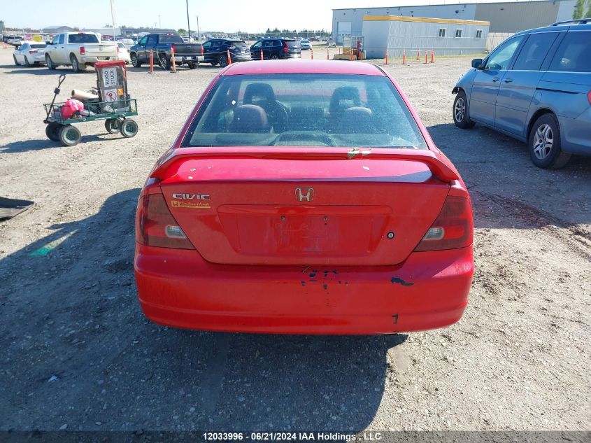 2003 Honda Civic Cpe VIN: 1HGEM215X3L806349 Lot: 12033996