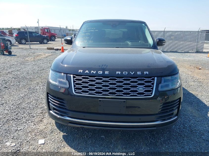 2020 Land Rover Range Rover P525 Hse VIN: SALGS2SE1LA586986 Lot: 12034033