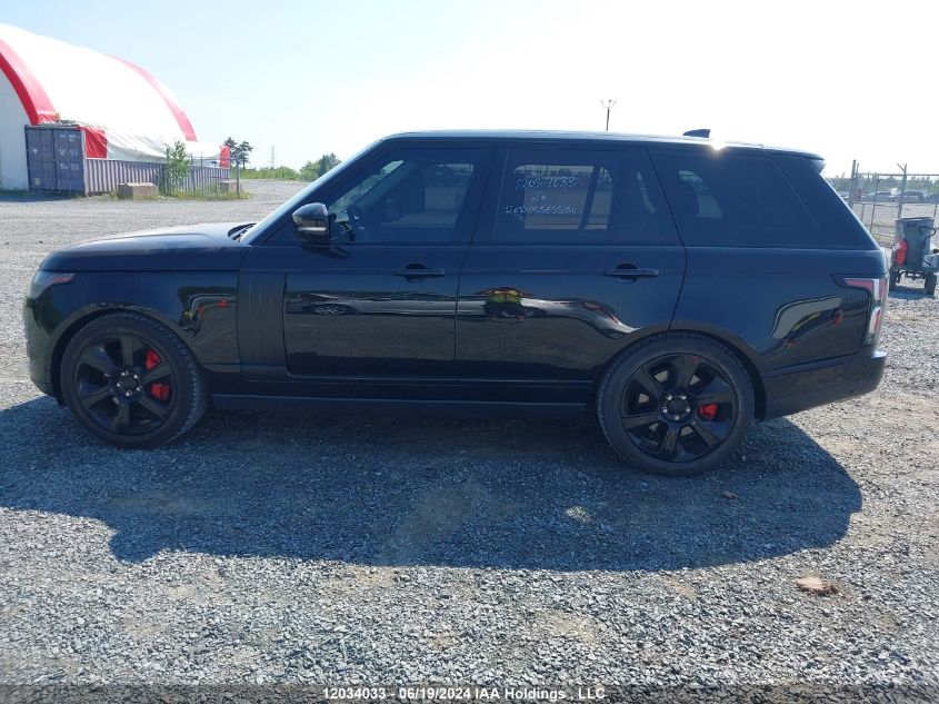 2020 Land Rover Range Rover P525 Hse VIN: SALGS2SE1LA586986 Lot: 12034033
