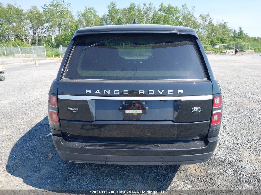 2020 Land Rover Range Rover P525 Hse VIN: SALGS2SE1LA586986 Lot: 12034033
