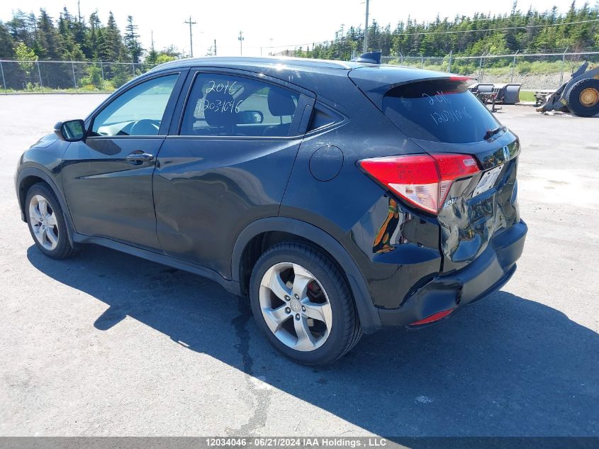 2016 Honda Hr-V VIN: 3CZRU6H75GM100810 Lot: 12034046