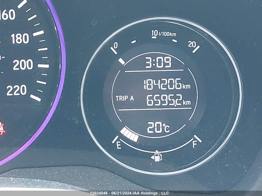 2016 Honda Hr-V VIN: 3CZRU6H75GM100810 Lot: 12034046