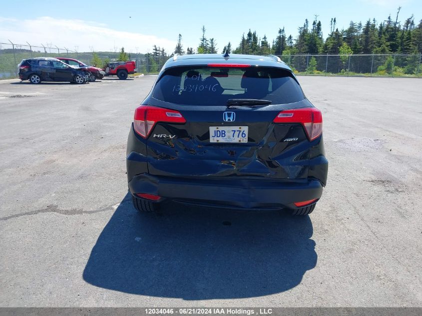 2016 Honda Hr-V VIN: 3CZRU6H75GM100810 Lot: 12034046