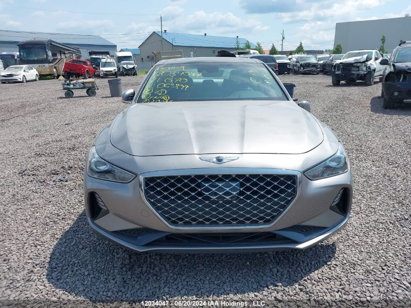 2021 Genesis G70 VIN: KMTG64LA3MU065899 Lot: 12034047