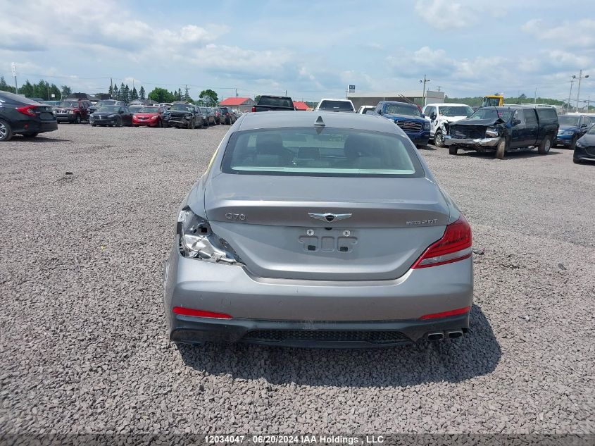 2021 Genesis G70 VIN: KMTG64LA3MU065899 Lot: 12034047