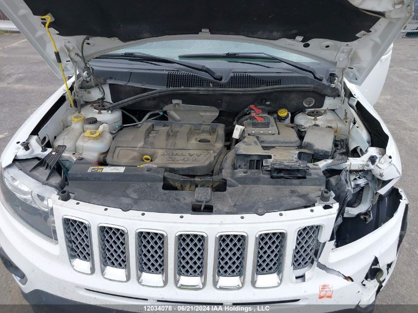 2017 Jeep Compass Sport/North VIN: 1C4NJDAB2HD197414 Lot: 12034078