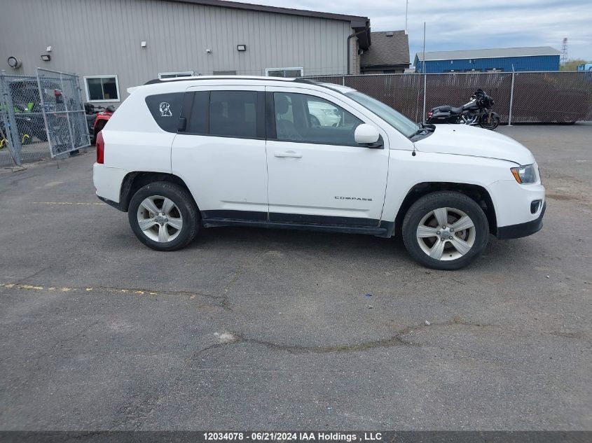 2017 Jeep Compass Sport/North VIN: 1C4NJDAB2HD197414 Lot: 12034078