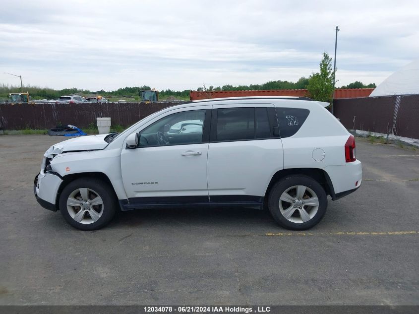 2017 Jeep Compass Sport/North VIN: 1C4NJDAB2HD197414 Lot: 12034078
