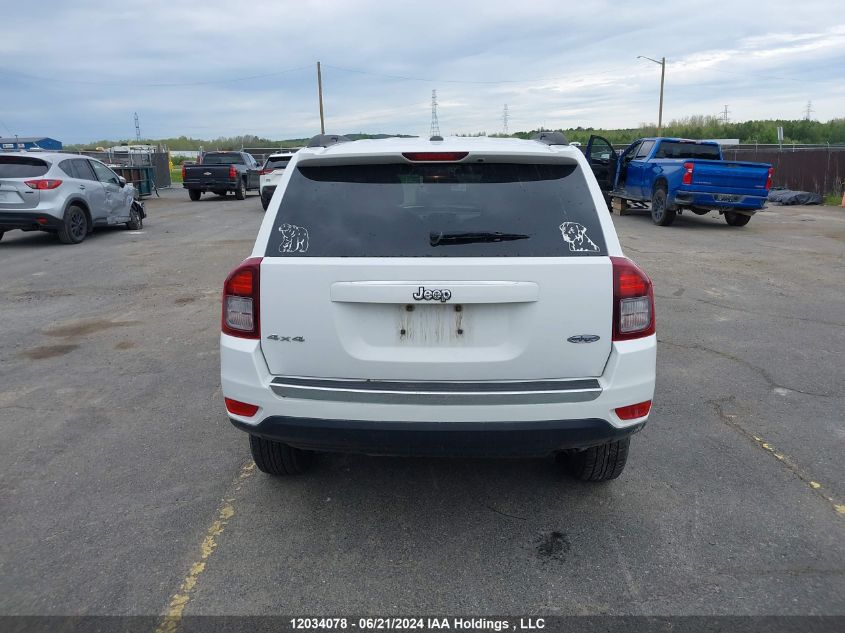 2017 Jeep Compass Sport/North VIN: 1C4NJDAB2HD197414 Lot: 12034078