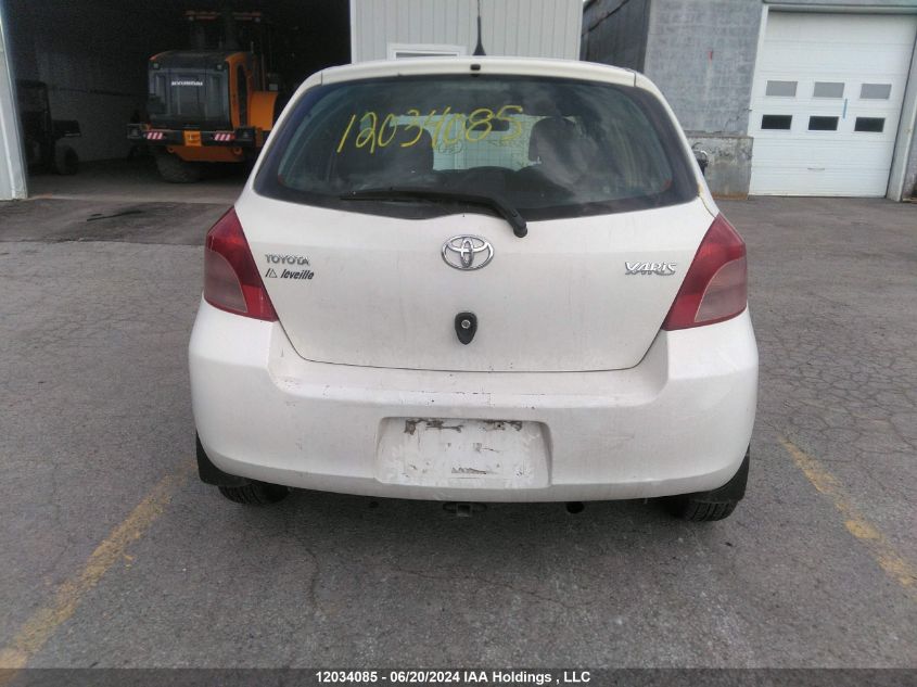 2008 Toyota Yaris VIN: JTDKT923X85203827 Lot: 12034085