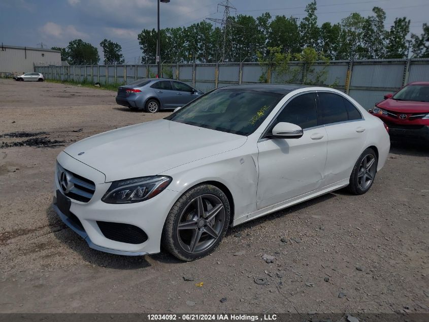 2016 Mercedes-Benz C-Class VIN: 55SWF4KB9GU163027 Lot: 12034092