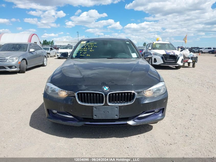 2015 BMW 3 Series VIN: WBA3C3C54FK202573 Lot: 12034095