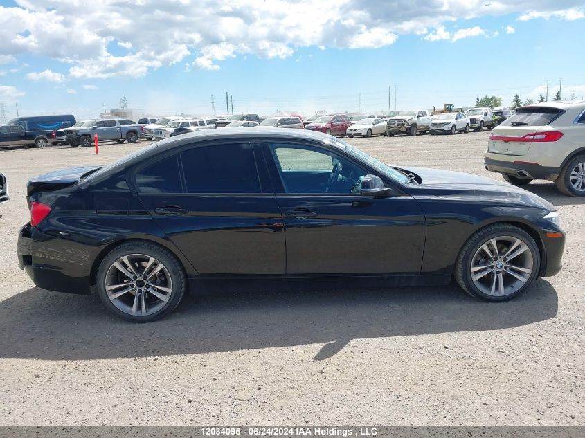 2015 BMW 3 Series VIN: WBA3C3C54FK202573 Lot: 12034095