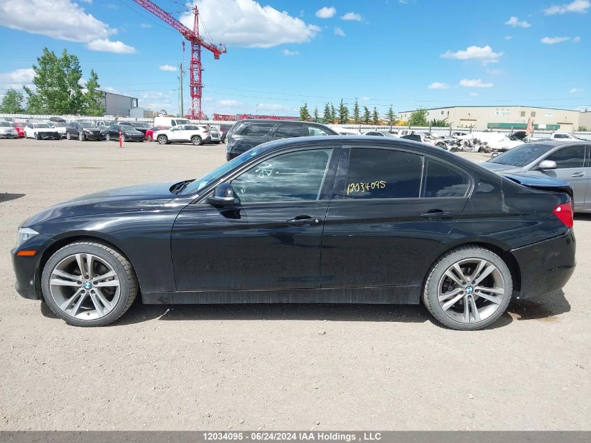 2015 BMW 3 Series VIN: WBA3C3C54FK202573 Lot: 12034095