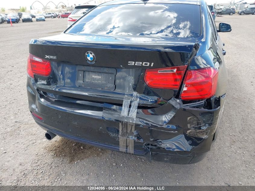 2015 BMW 3 Series VIN: WBA3C3C54FK202573 Lot: 12034095