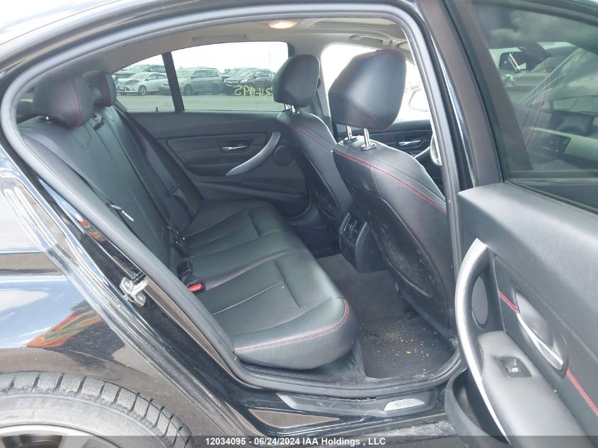 2015 BMW 3 Series VIN: WBA3C3C54FK202573 Lot: 12034095