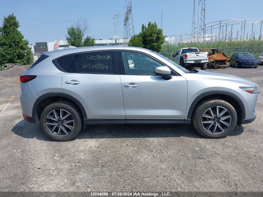 2017 Mazda Cx-5 Grand Touring VIN: JM3KFBDL9H0203334 Lot: 12034096