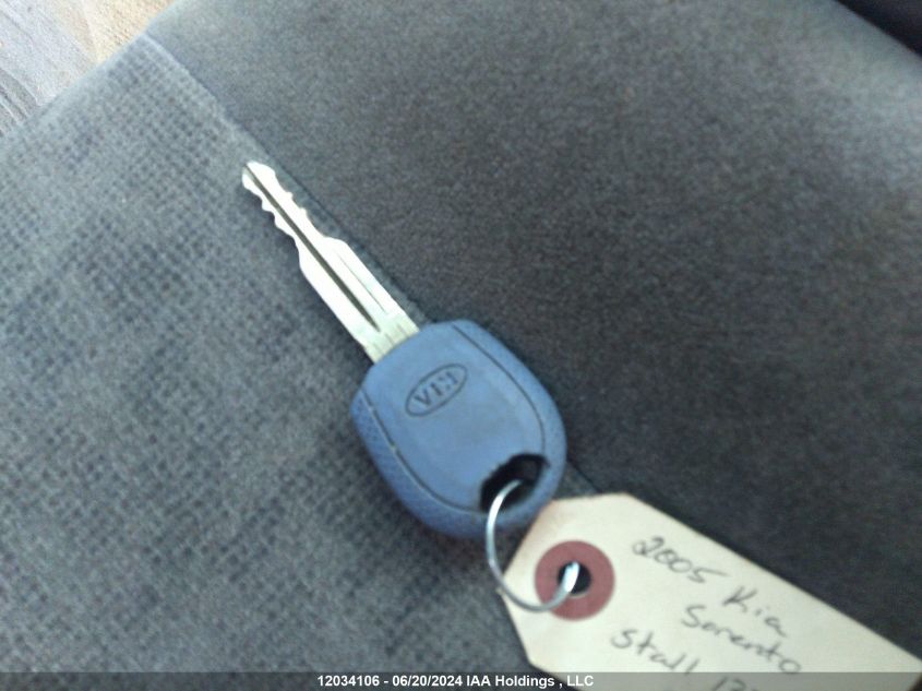 2005 Kia Sorento VIN: KNDJC733255345471 Lot: 12034106