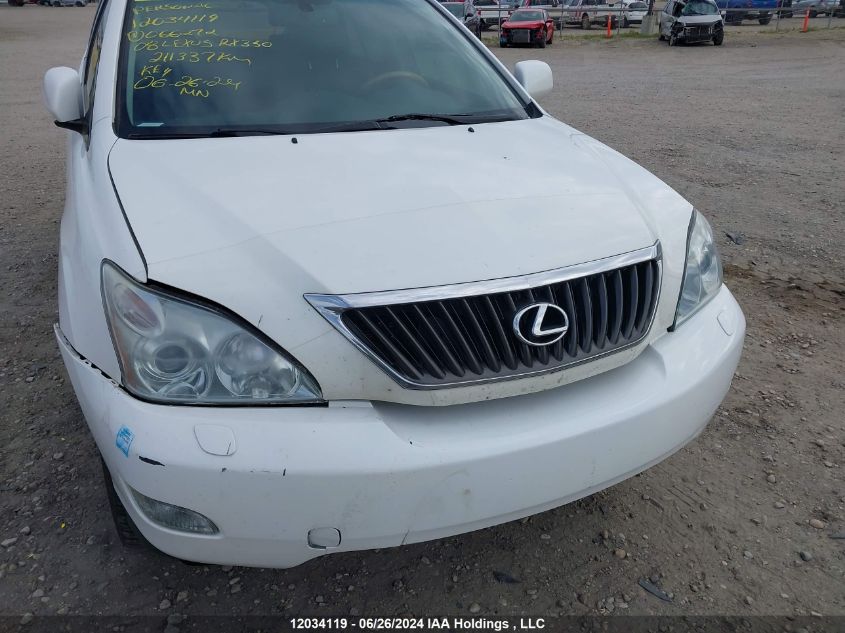 2008 Lexus Rx 350 VIN: 2T2HK31U28C066272 Lot: 12034119