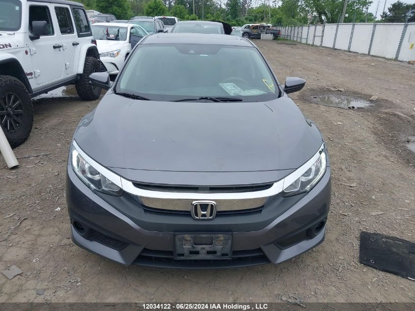 2018 Honda Civic Ex VIN: 2HGFC2F83JH008019 Lot: 12034122