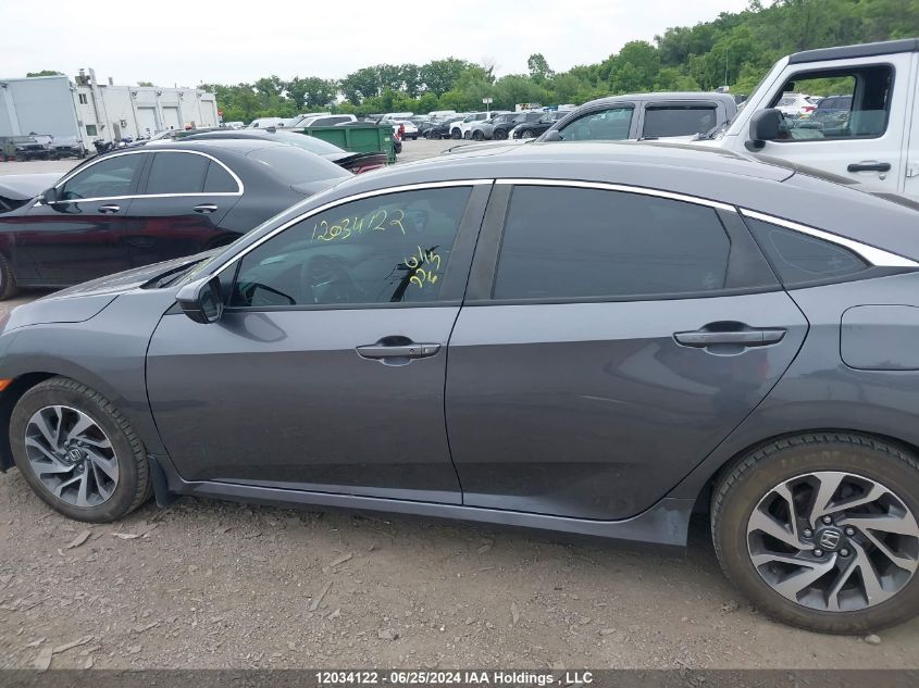 2018 Honda Civic Ex VIN: 2HGFC2F83JH008019 Lot: 12034122