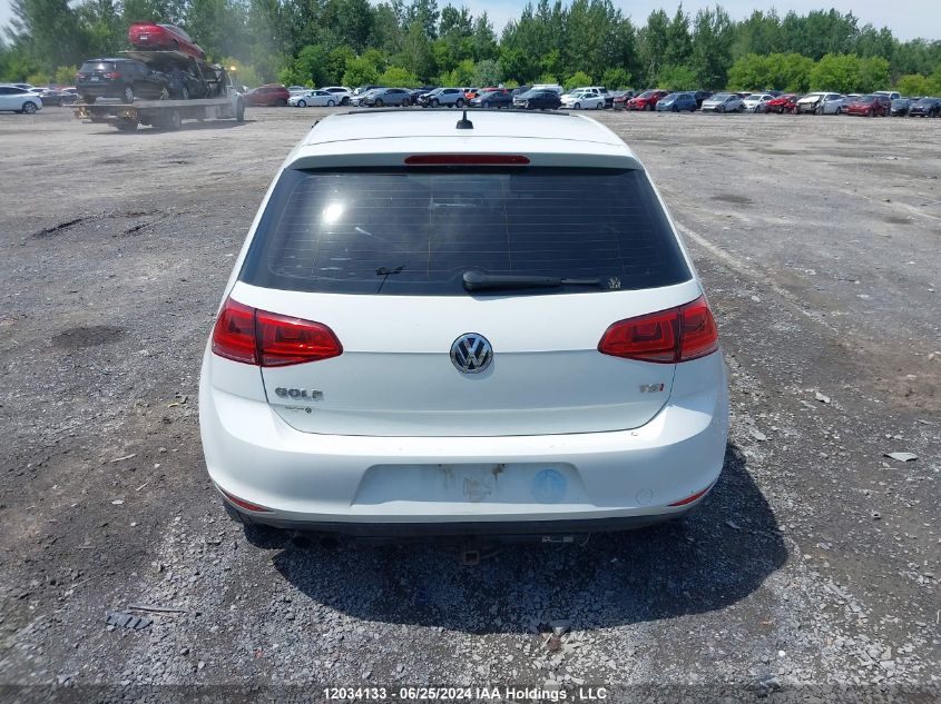 2016 Volkswagen Golf VIN: 3VW217AU4GM067253 Lot: 12034133