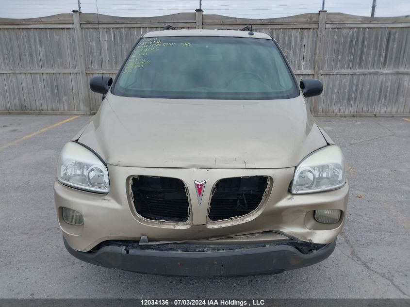 2006 Pontiac Montana Sv6 VIN: 1GMDU03L56D203085 Lot: 12034136