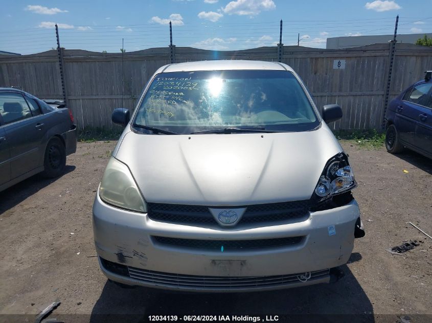 2004 Toyota Sienna Ce VIN: 5TDZA29CX4S202005 Lot: 12034139