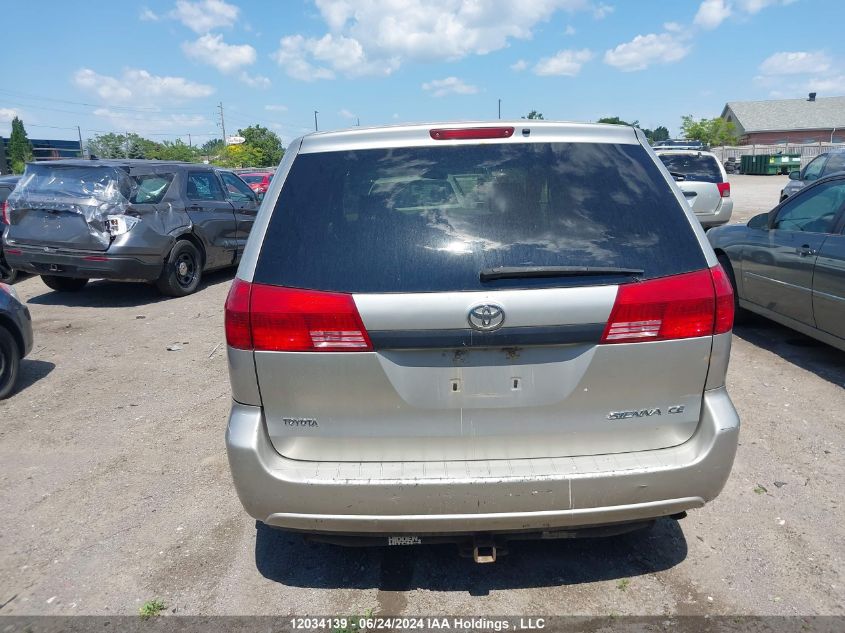 2004 Toyota Sienna Ce VIN: 5TDZA29CX4S202005 Lot: 12034139