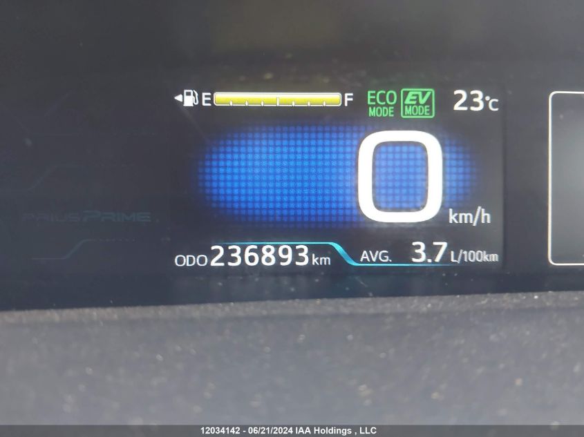 2018 Toyota Prius Prime VIN: JTDKARFP3J3091439 Lot: 12034142