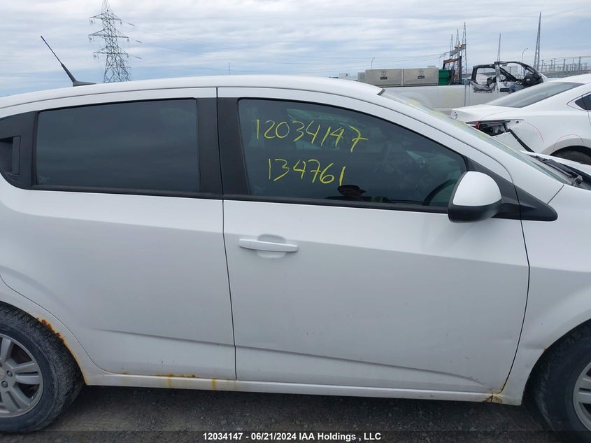 2012 Chevrolet Sonic Ls VIN: 1G1JB6EH6C4134761 Lot: 12034147