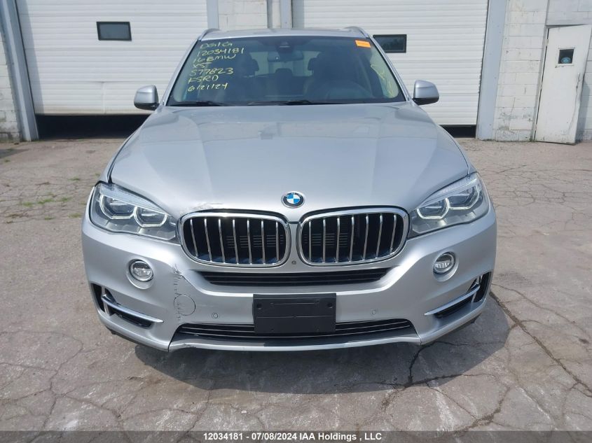2016 BMW X5 VIN: 5UXKT0C51G0S77823 Lot: 12034181