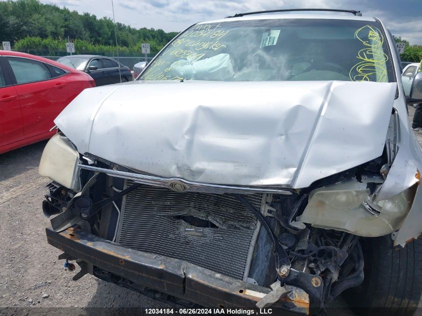 2008 Chrysler Town & Country VIN: 2A8HR54P98R603309 Lot: 12034184