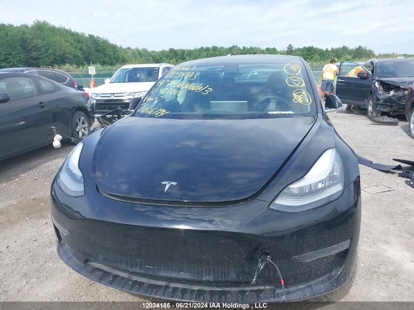 2019 Tesla Model 3 VIN: 5YJ3E1EA3KF423200 Lot: 12034185