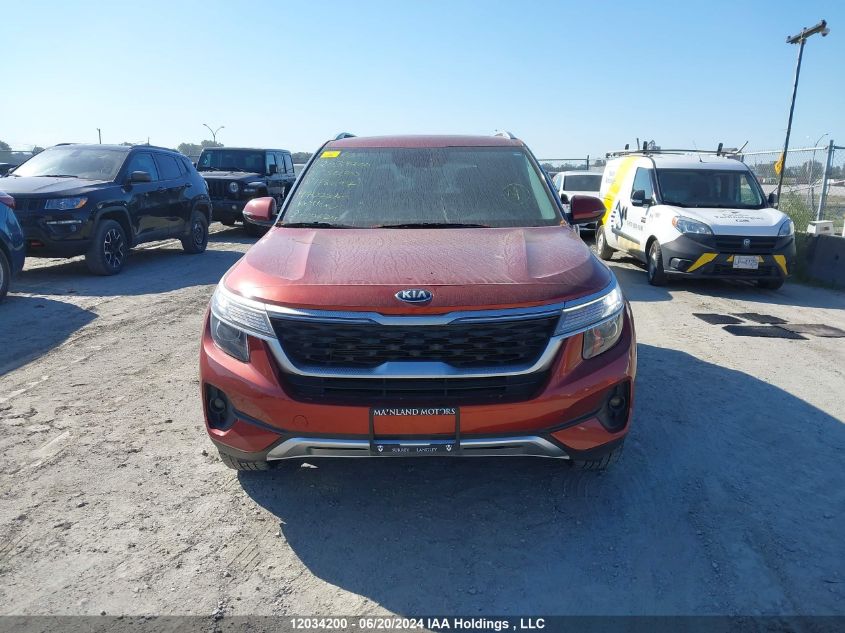 2021 Kia Seltos VIN: KNDEUCAA6M7118697 Lot: 12034200