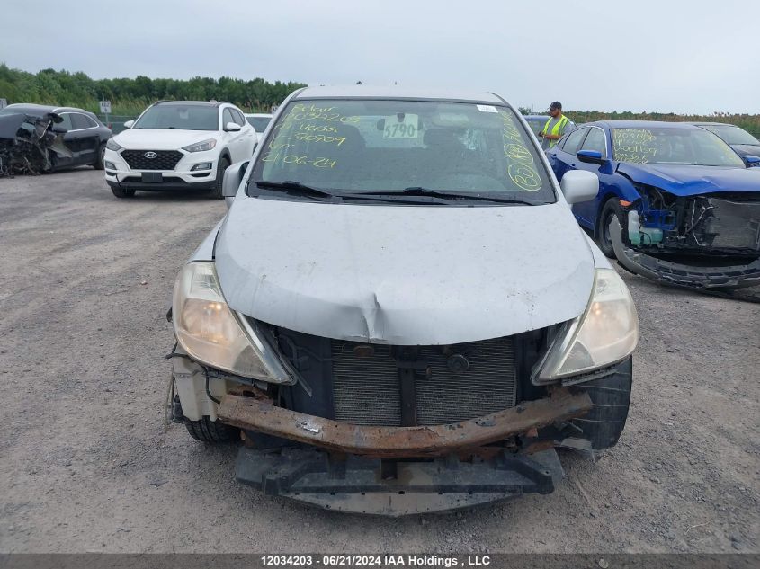 2007 Nissan Versa VIN: 3N1BC13E17L370709 Lot: 12034203