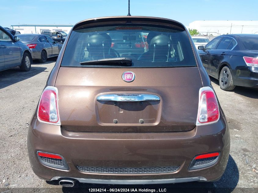 2013 Fiat 500 Sport VIN: 3C3CFFBR8DT566706 Lot: 12034214