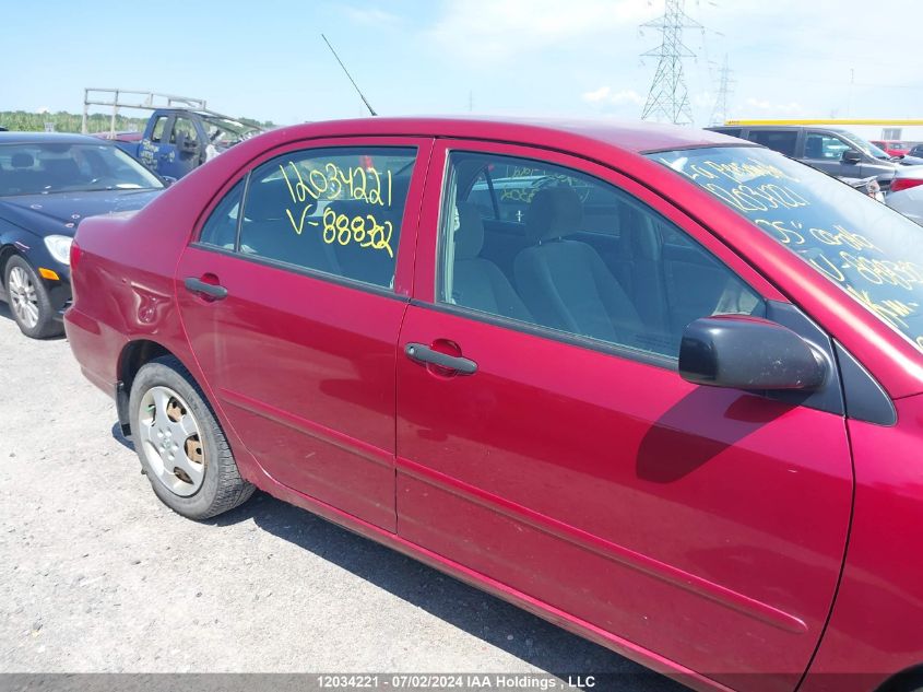 2005 Toyota Corolla Ce/Le/S VIN: 2T1BR32E75C888302 Lot: 12034221
